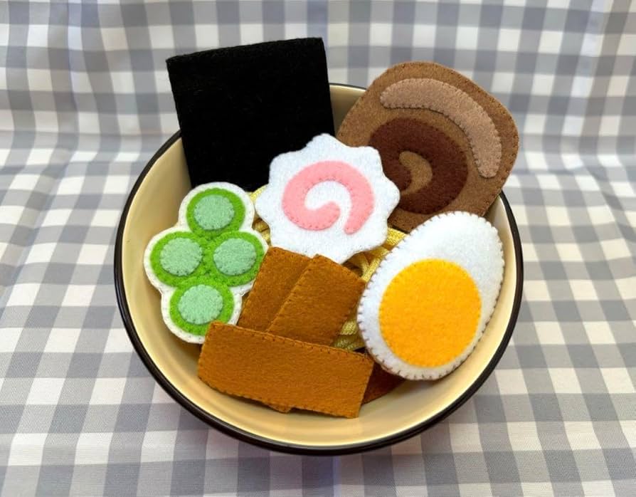 Amazon | フェルトままごと ラーメンセット | セット | おもちゃ